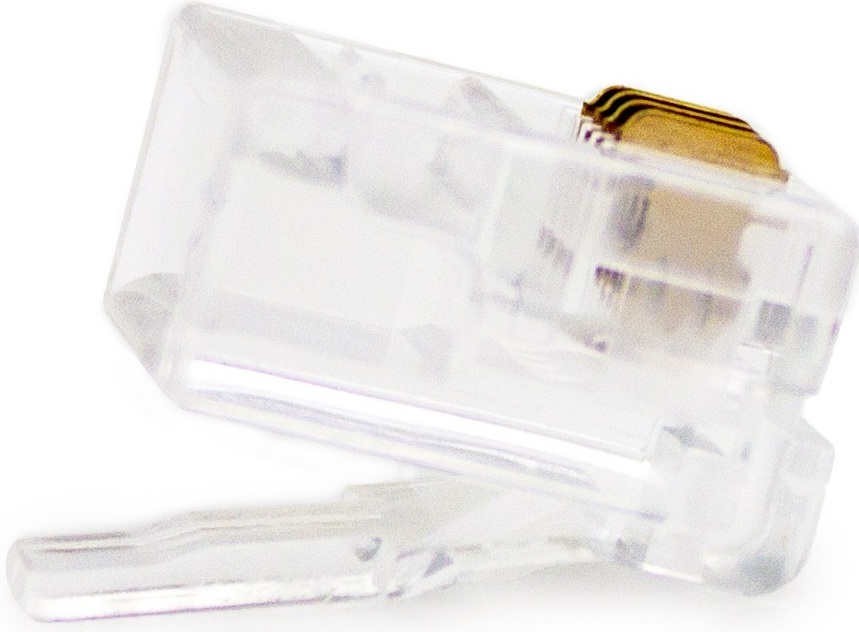 Конектор DIGITUS RJ11 6P4C, 100шт. (A-MO6/4SF)фото