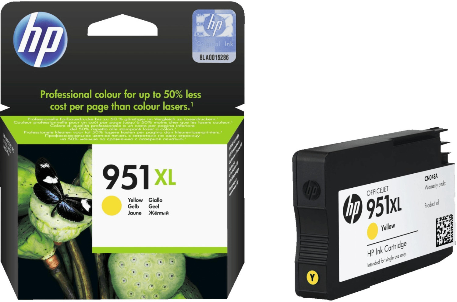 Картридж струйный HP No.951 XL OJ Pro 8100 N811a/N811d yellow (CN048AE) фото 