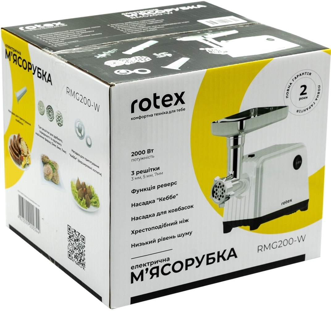 Мясорубка Rotex RMG200-W фото8