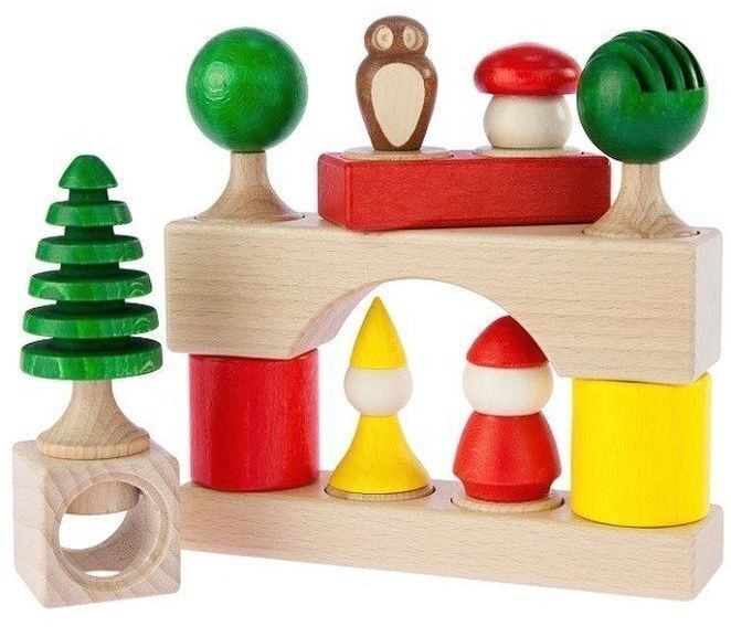 Конструктор деревянный Nic 17 деталей (NIC2115) фото 2