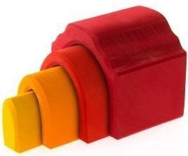 Конструктор дерев'яний Nic Все в замку синій (NIC523268)фото7