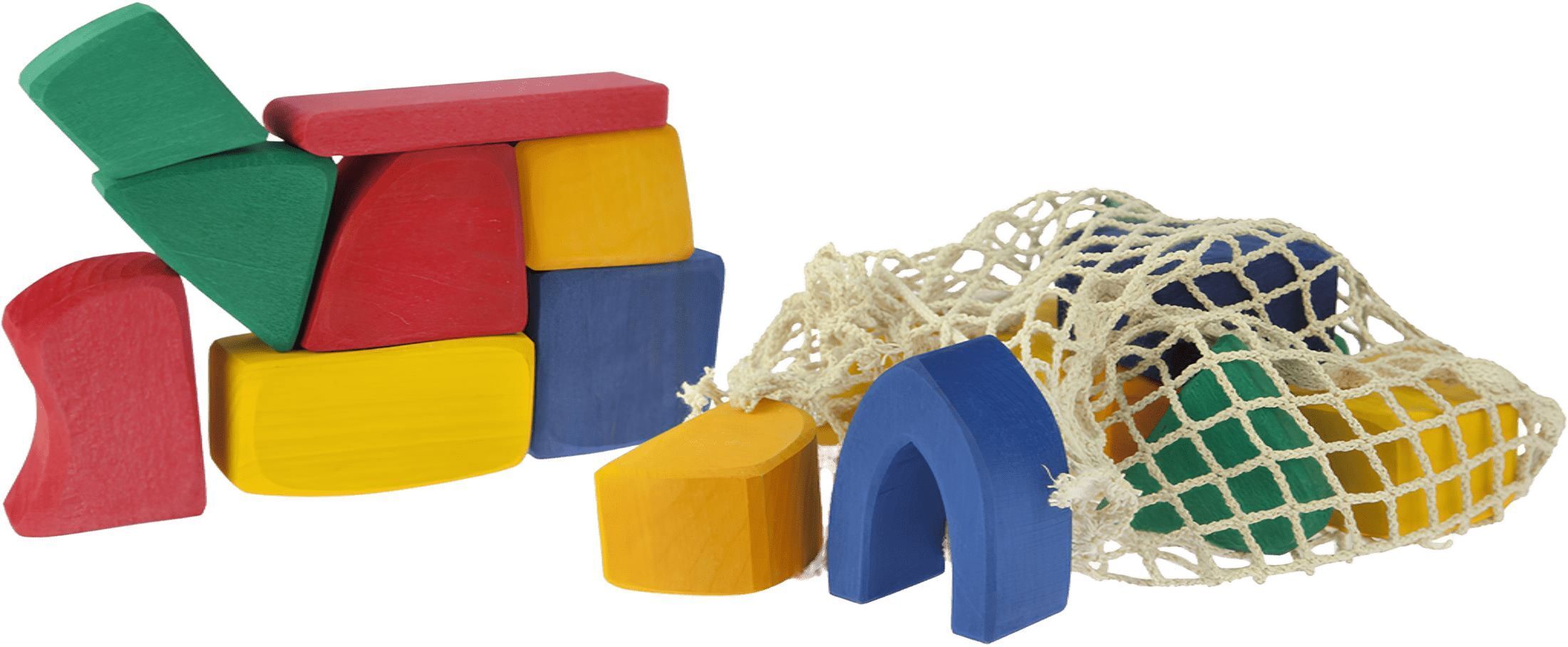 Конструктор дерев'яний Nic маленький кольоровий 17 деталей (NIC523288)фото2