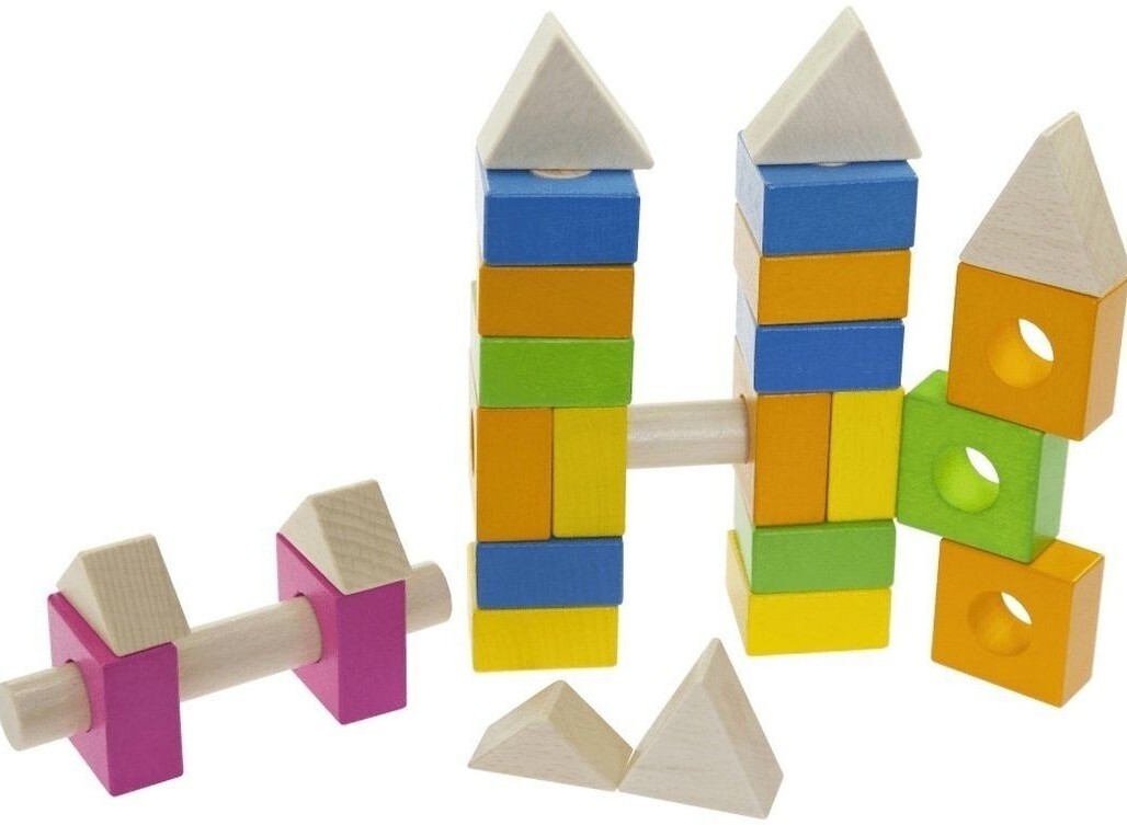 Конструктор дерев'яний goki Будівельні блоки (58589)фото2
