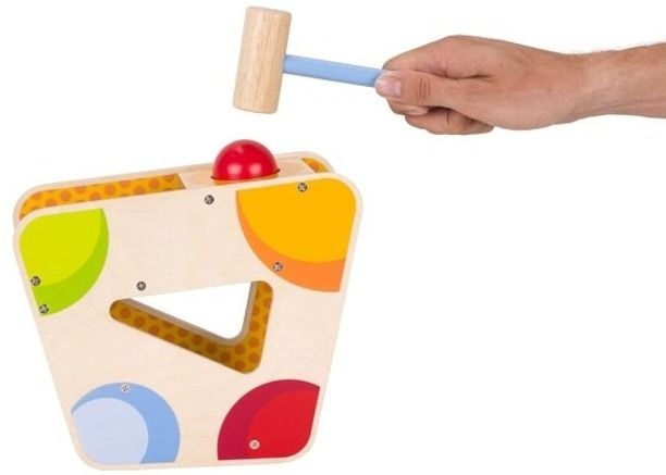 Сортер з молоточком goki Музичний куля (58521)фото