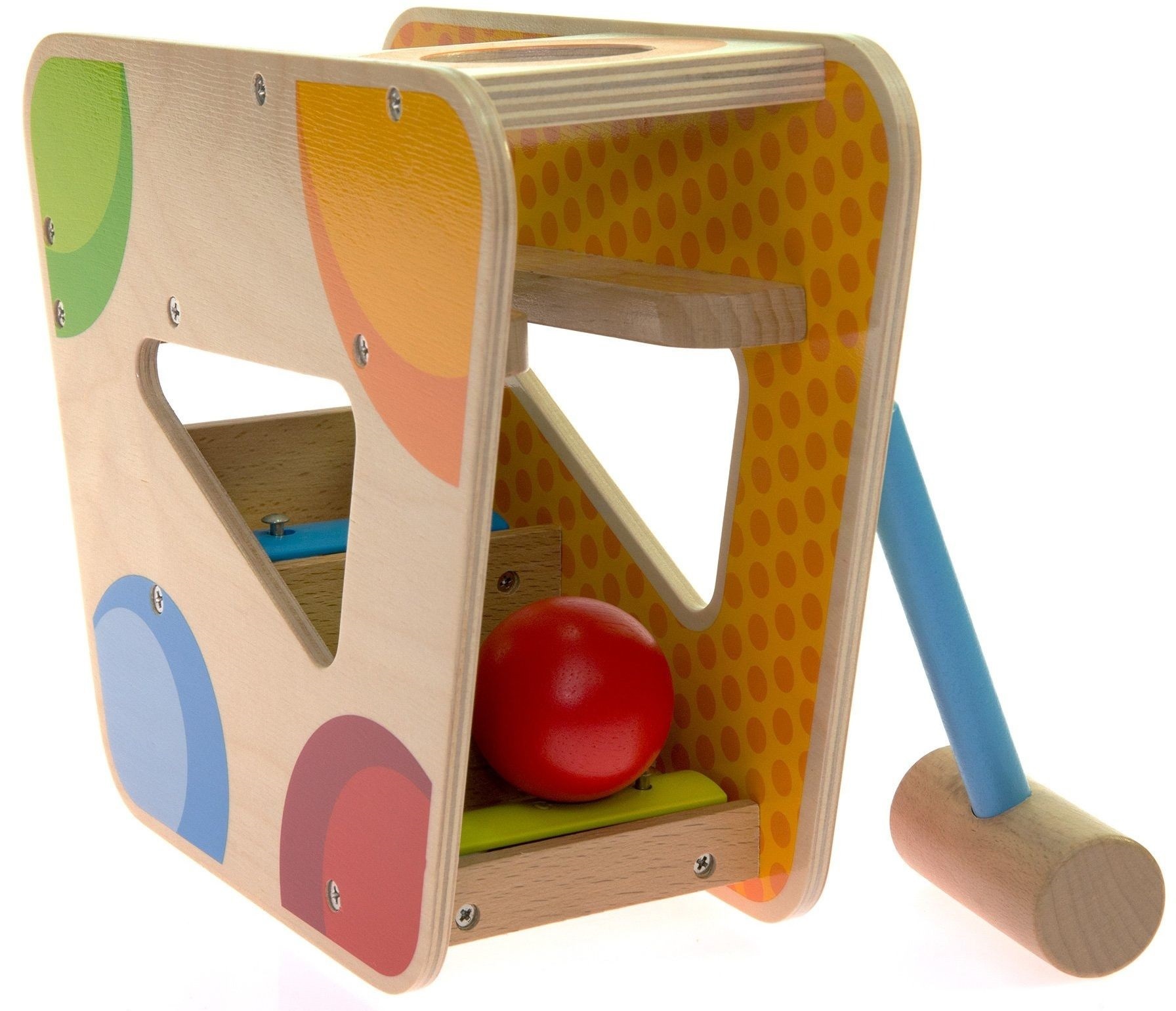 Сортер з молоточком goki Музичний куля (58521)фото