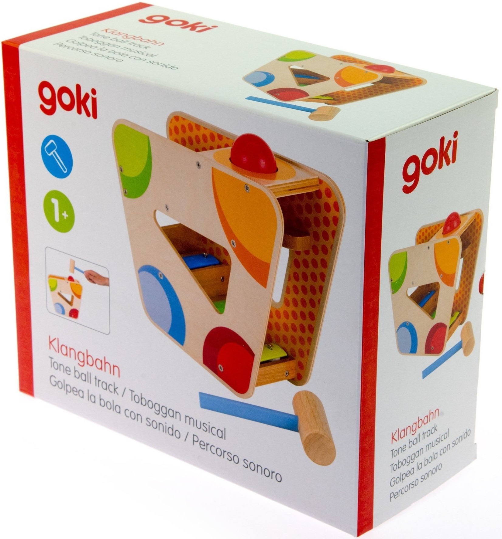 Сортер з молоточком goki Музичний куля (58521)фото