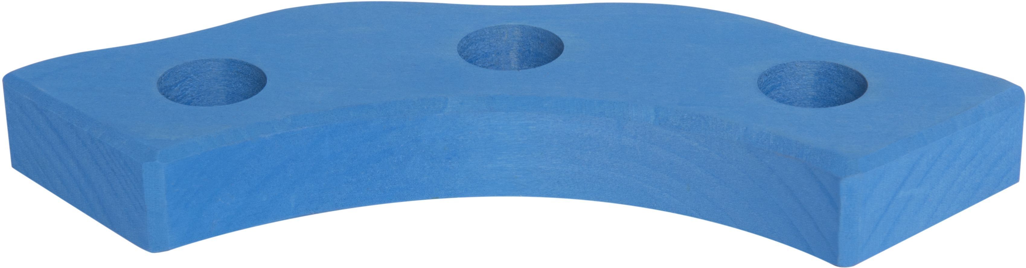 Подсвечник Nic деревянный полукруглый синий (NIC522873) фото 2