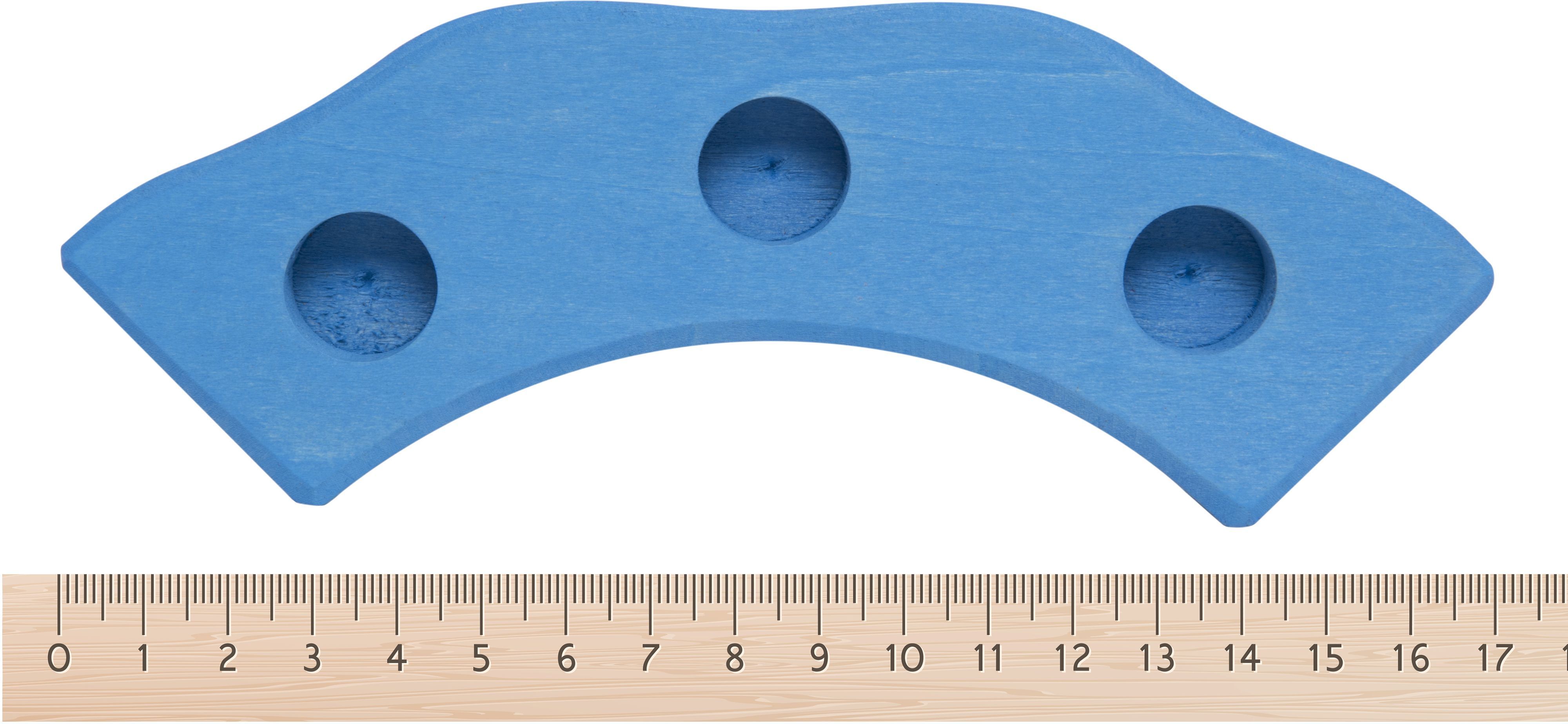 Подсвечник Nic деревянный полукруглый синий (NIC522873) фото 4