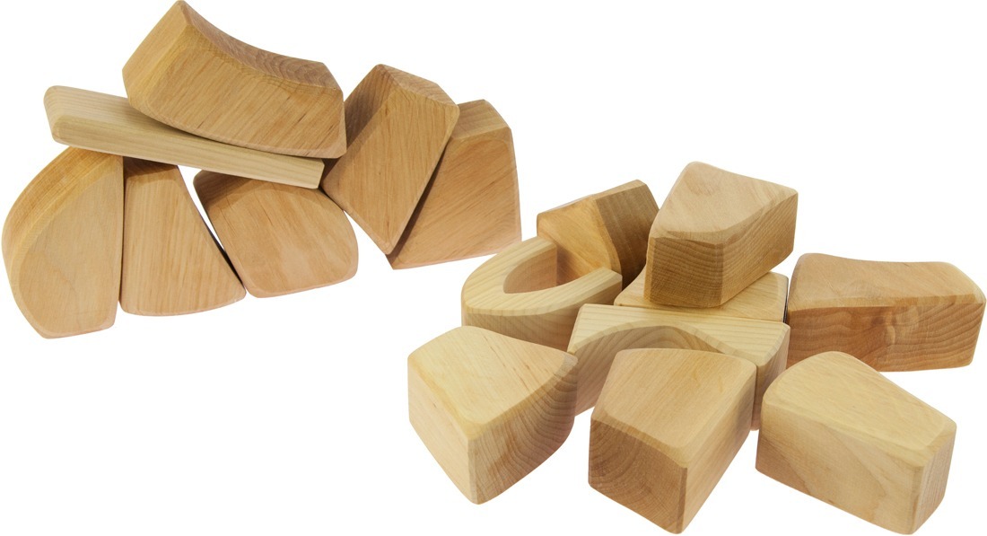 Конструктор дерев'яний Nic маленький натуральний 17 деталей (NIC523284)фото3