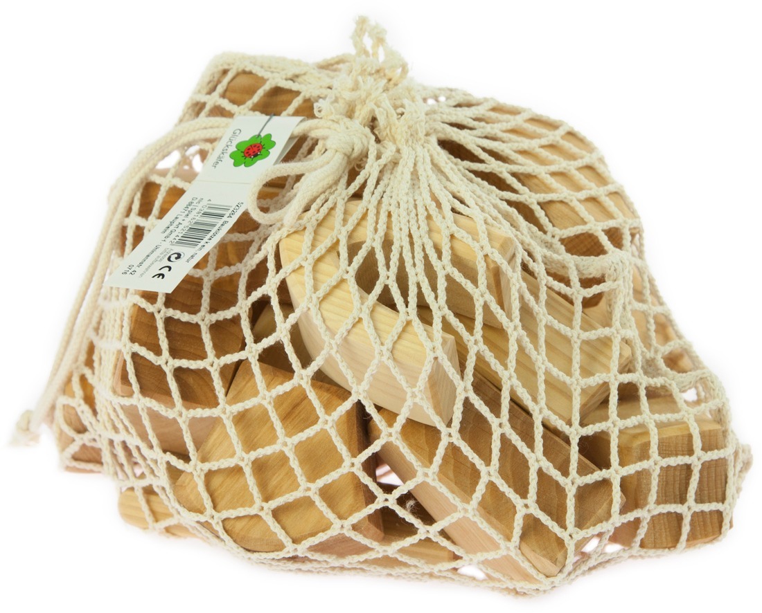 Конструктор дерев'яний Nic маленький натуральний 17 деталей (NIC523284)фото