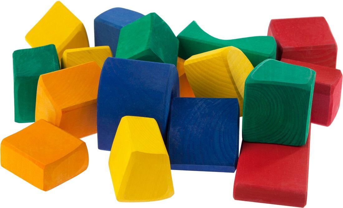 Конструктор деревянный Nic большой цветной 17 деталей (NIC523287) фото 2