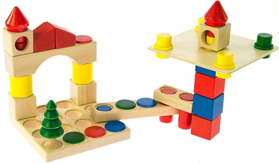 Конструктор дерев'яний Nic 44 деталі (NIC2101)фото2