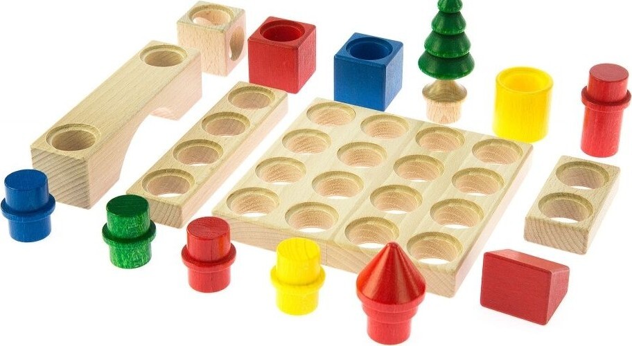 Конструктор дерев'яний Nic 44 деталі (NIC2101)фото3