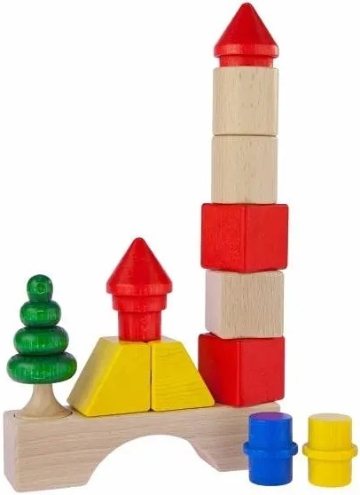 Конструктор деревянный Nic 19 деталей (NIC2112) фото 3