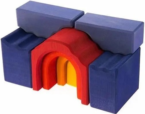 Конструктор деревянный Nic Все в замке зеленый (NIC523269) фото 5