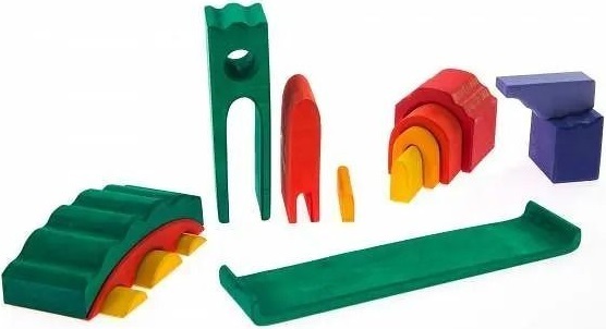 Конструктор деревянный Nic Все в замке зеленый (NIC523269) фото 7