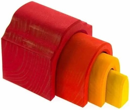 Конструктор деревянный Nic Все в замке зеленый (NIC523269) фото 9