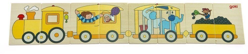 Пазл goki Цветной паровоз (56945) фото 3