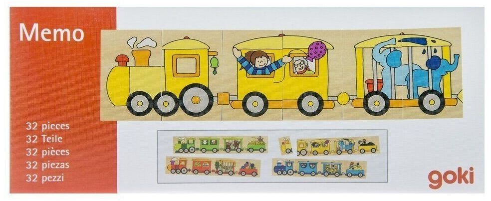 Пазл goki Цветной паровоз (56945) фото 2