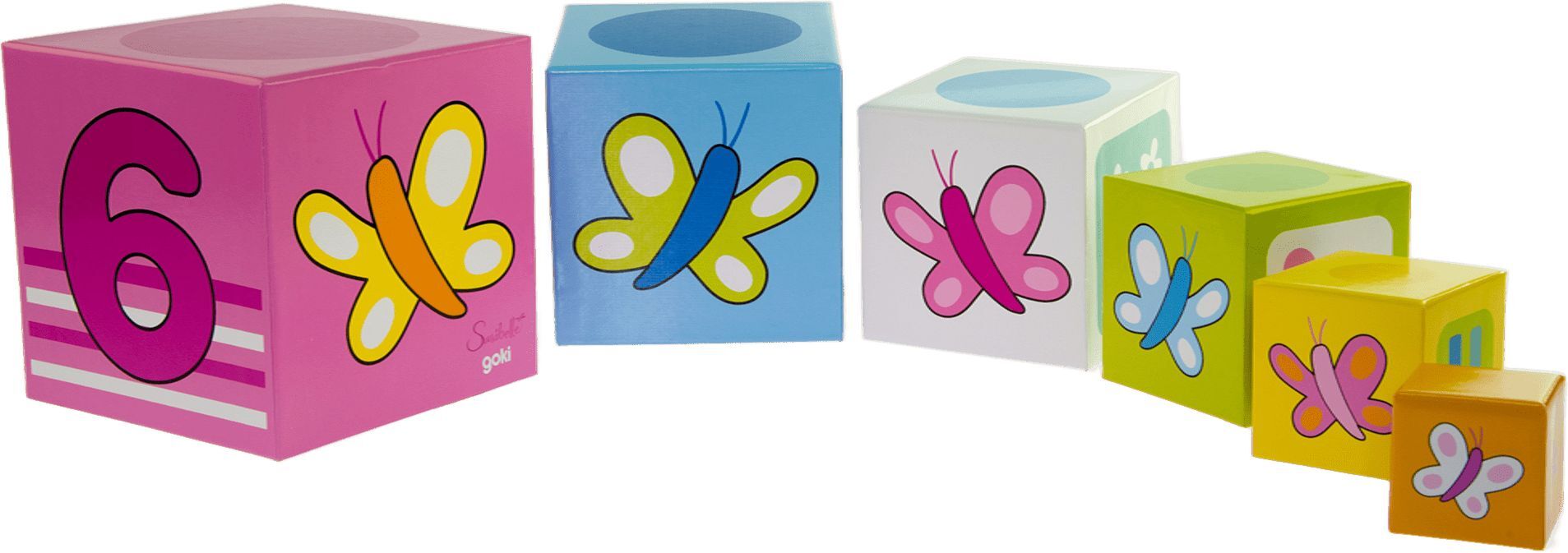 Кубики картонні goki Вчимося рахувати (58508)фото