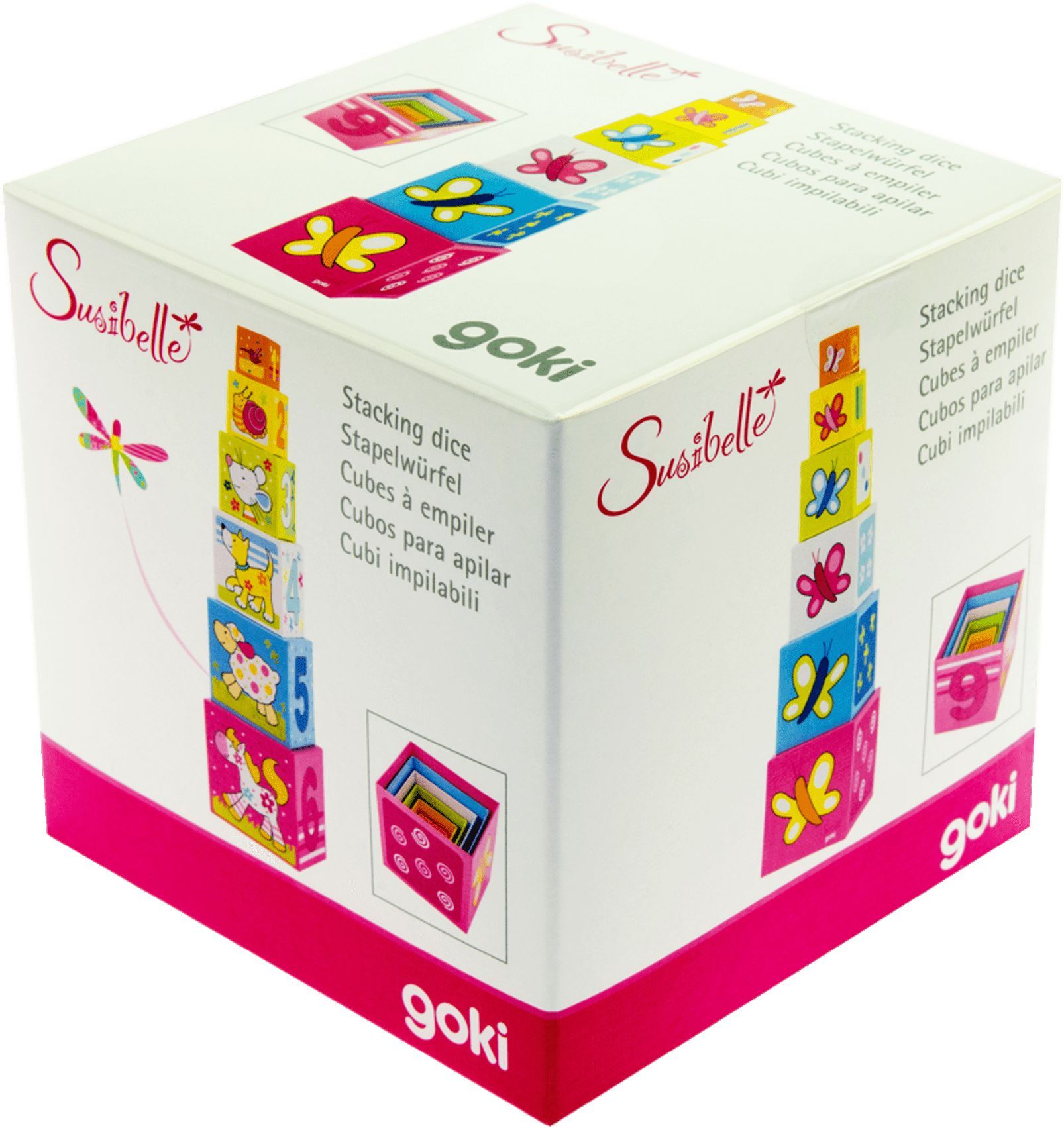 Кубики картонні goki Вчимося рахувати (58508)фото