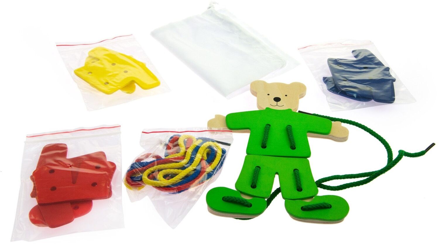 Шнуровка goki Медведь с одеждой (58929) фото