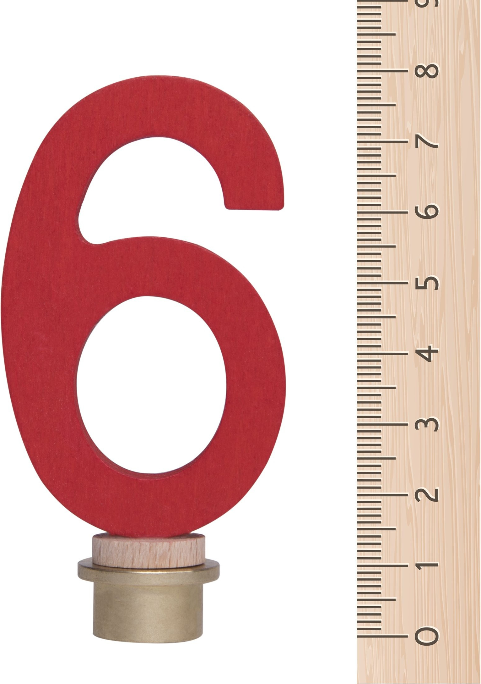 Аксессуар для подсвечника Nic Цифра 6 (NIC522966) фото 3