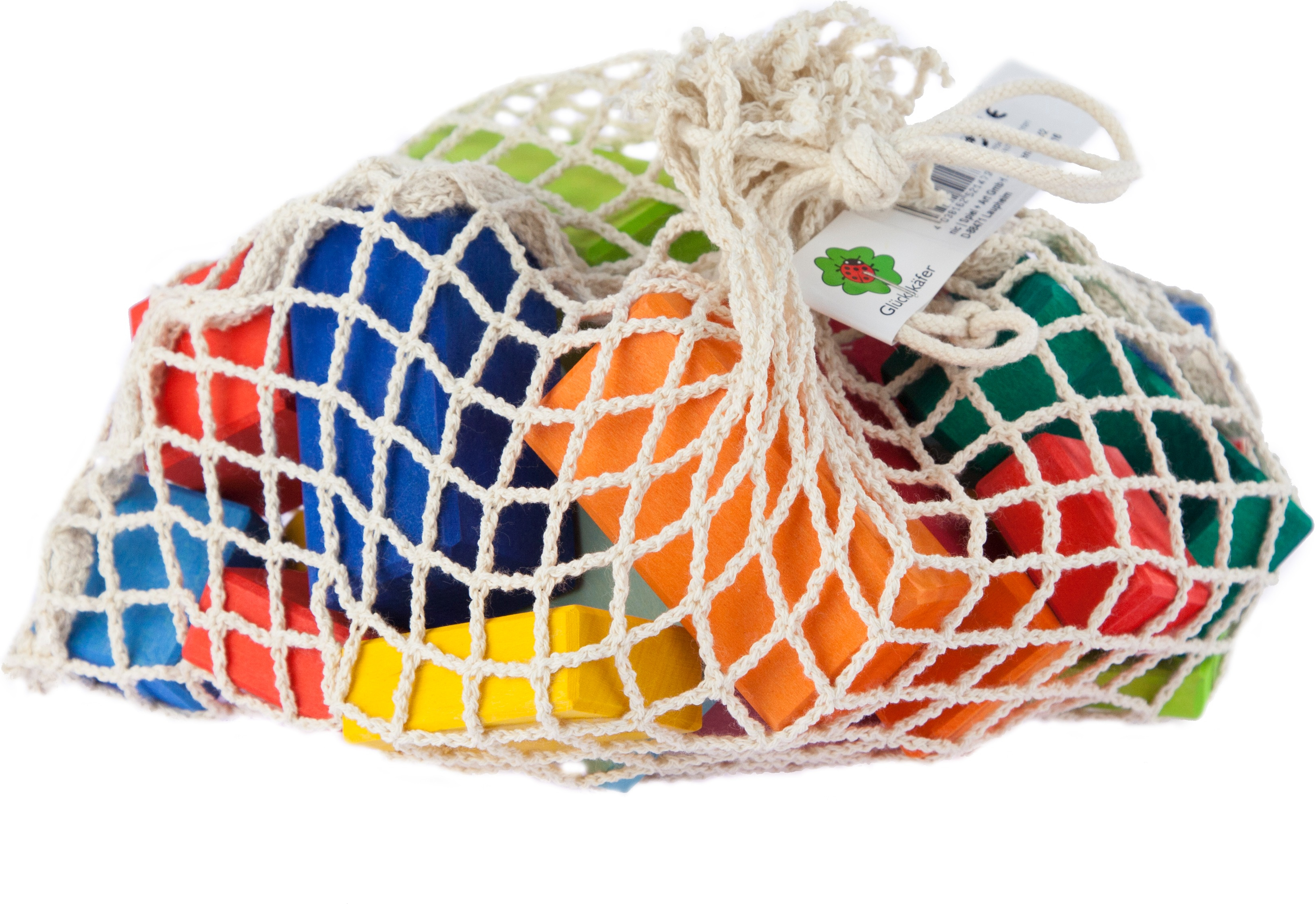 Конструктор деревянный Nic Цветной замок 27 деталей (NIC523292) фото 6