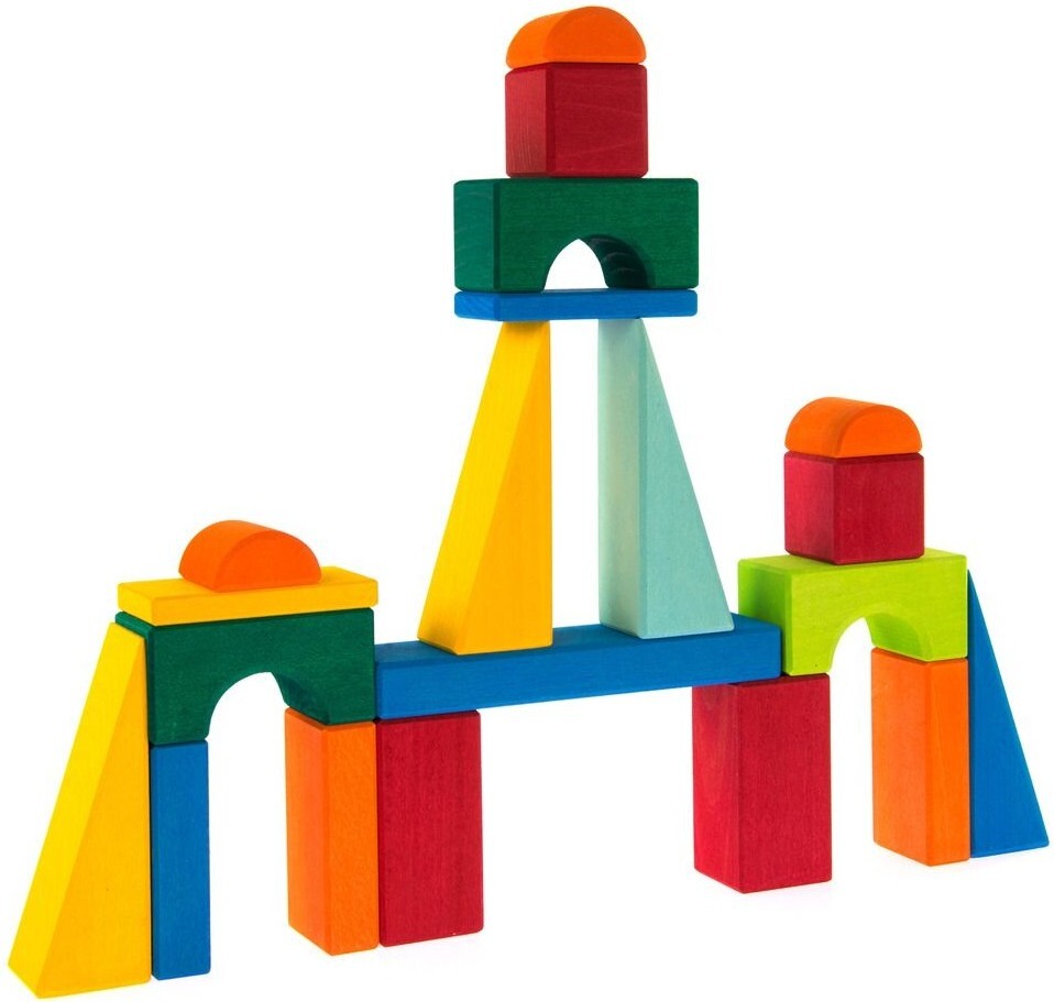 Конструктор деревянный Nic Тоскана маленький 20 деталей (NIC523311) фото 4