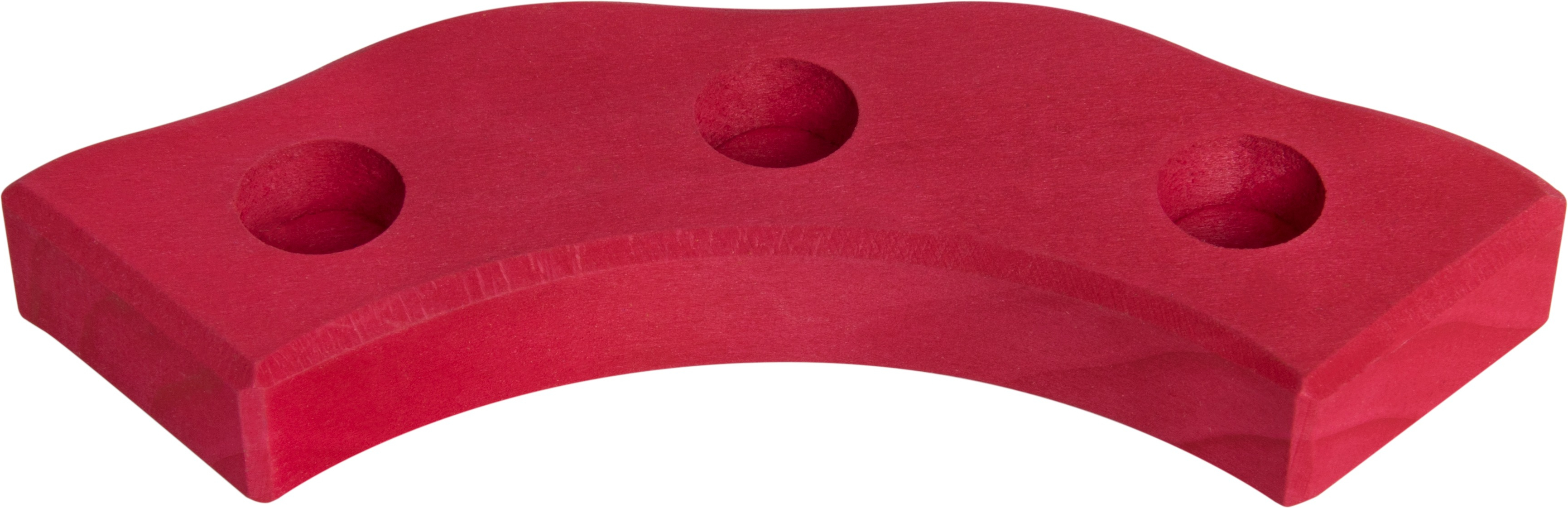 Підсвічник Nic дерев'яний напівкруглий червоний (NIC522872)фото2