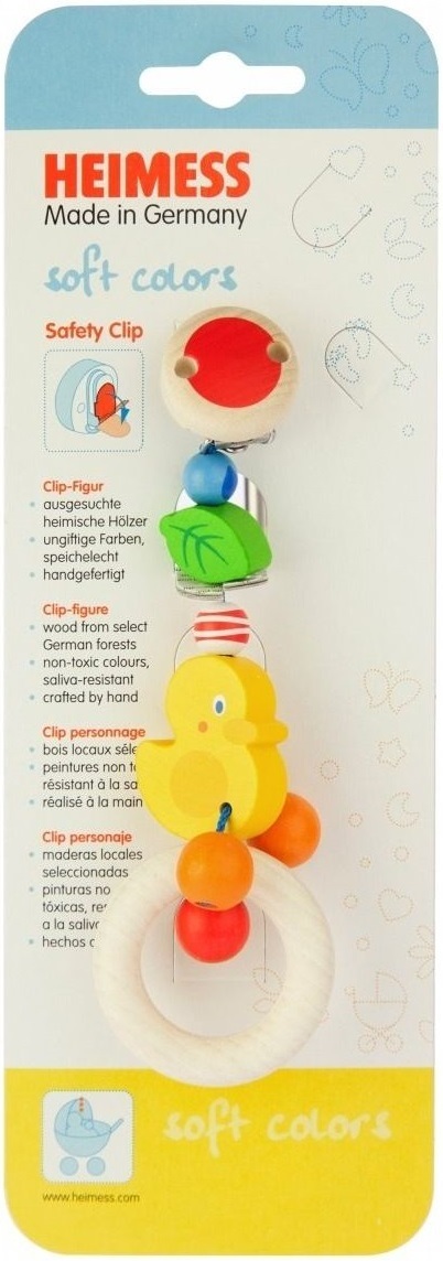 Клипса для пустышки Heimess Уточка (736100) фото 5