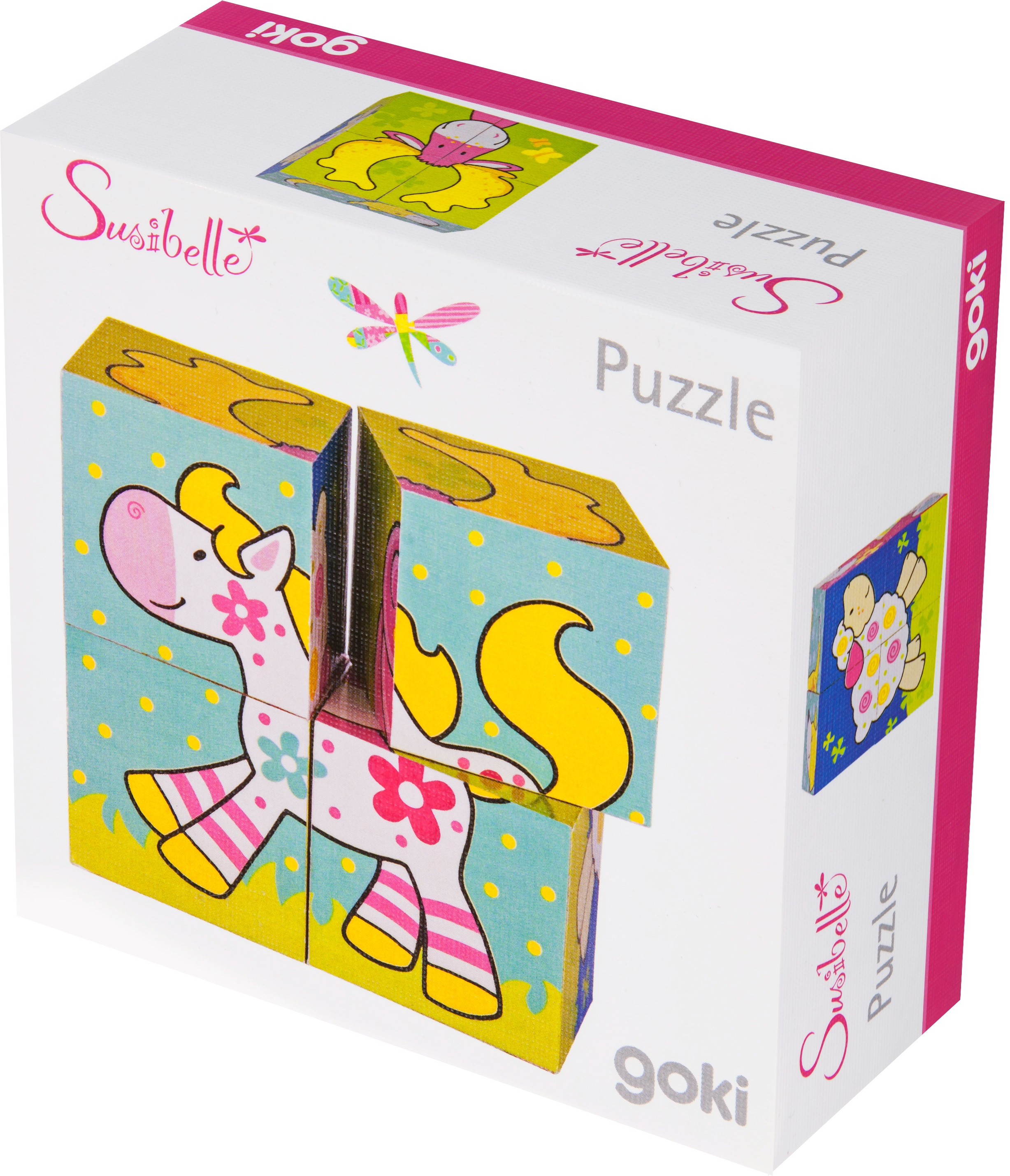 Кубики дерев'яні goki Мої друзі Susibelle (57511)фото