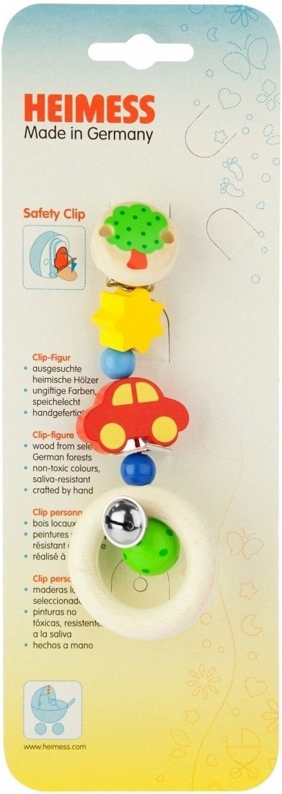 Клипса для пустышки Heimess Машинка (762960) фото 
