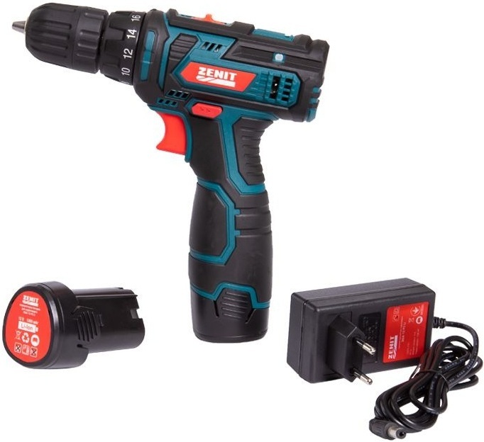 Аккумуляторный шуруповерт Зенит ЗША-12 Р2 Li фото 3