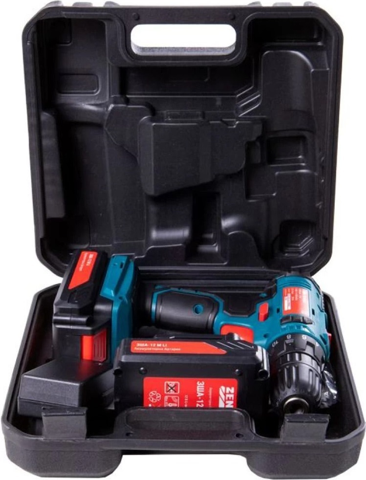 Аккумуляторный шуруповерт Зенит ЗША-12 М Li (841747) фото