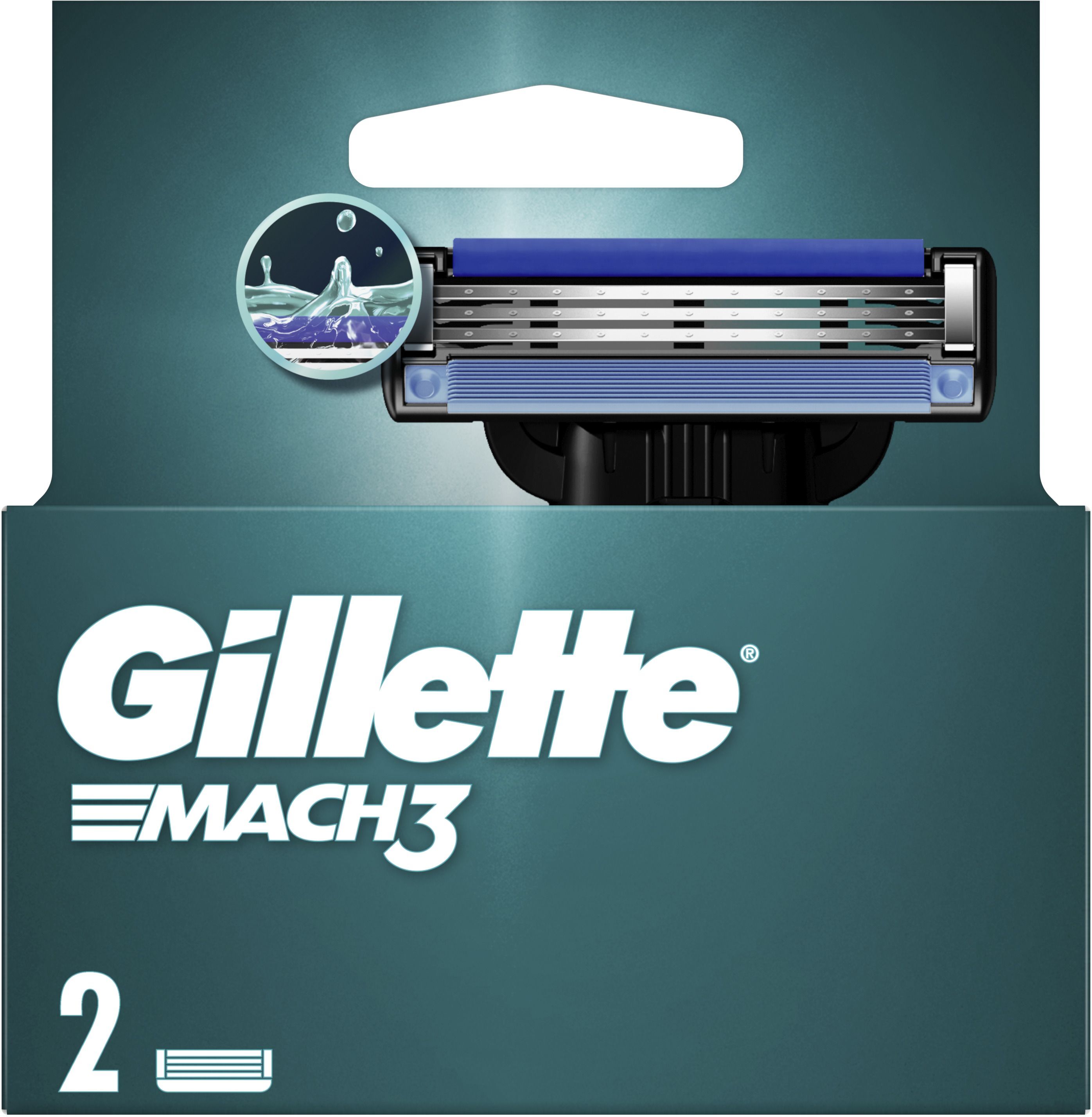 Змінні картриджі для гоління Gillette Mach 3 2 штфото2