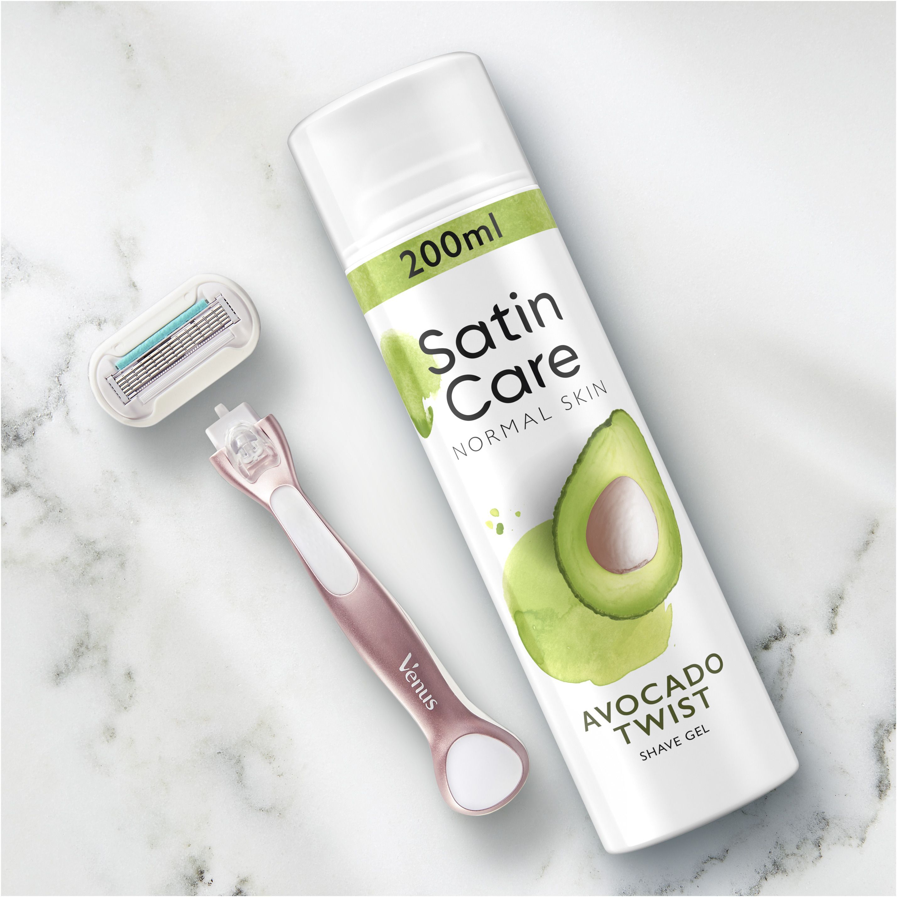 Гель для бритья Satin Care Avocado Twist 200 мл фото 2