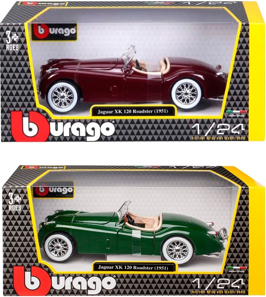 Автомодель Bburago Jaguar XK 120 (1951) (1:24), (18-22018)фото10