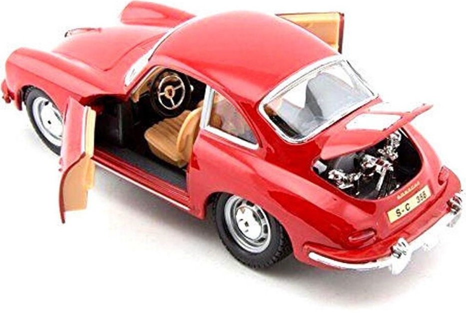 Автомодель Bburago 1:24 Porsche 356B 1961 в асс. (18-22079) фото 8
