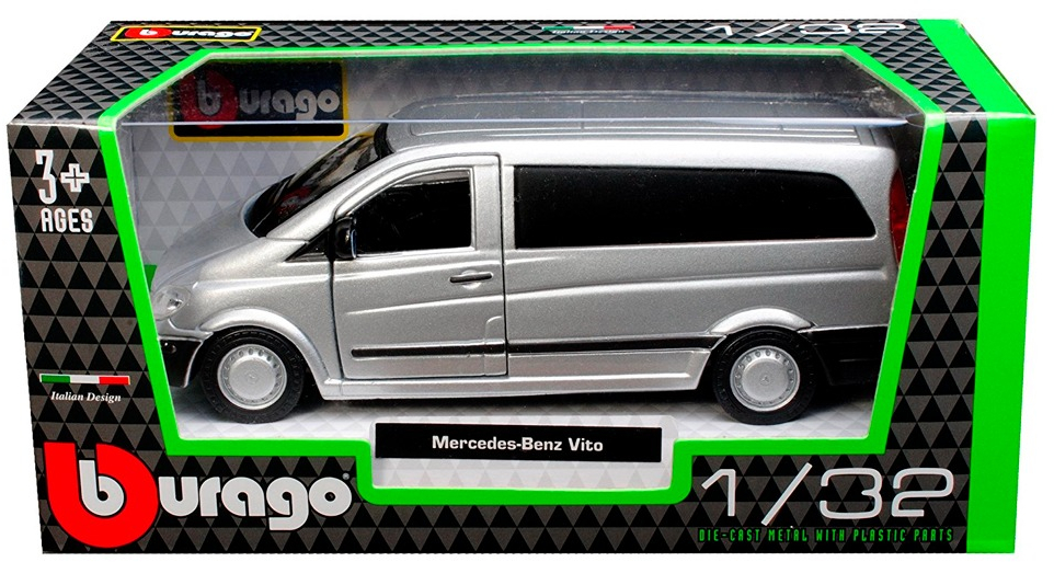 Автомодель Bburago Mercedes-Benz Vito (1:32) в асортименті (18-43028)фото13