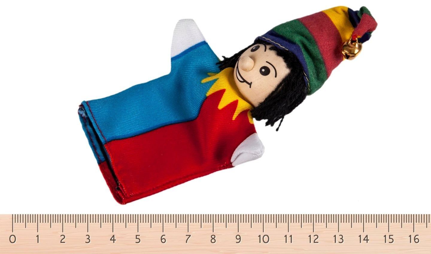 Лялька goki для пальчикового театру Клоун (SO401G-8)фото2