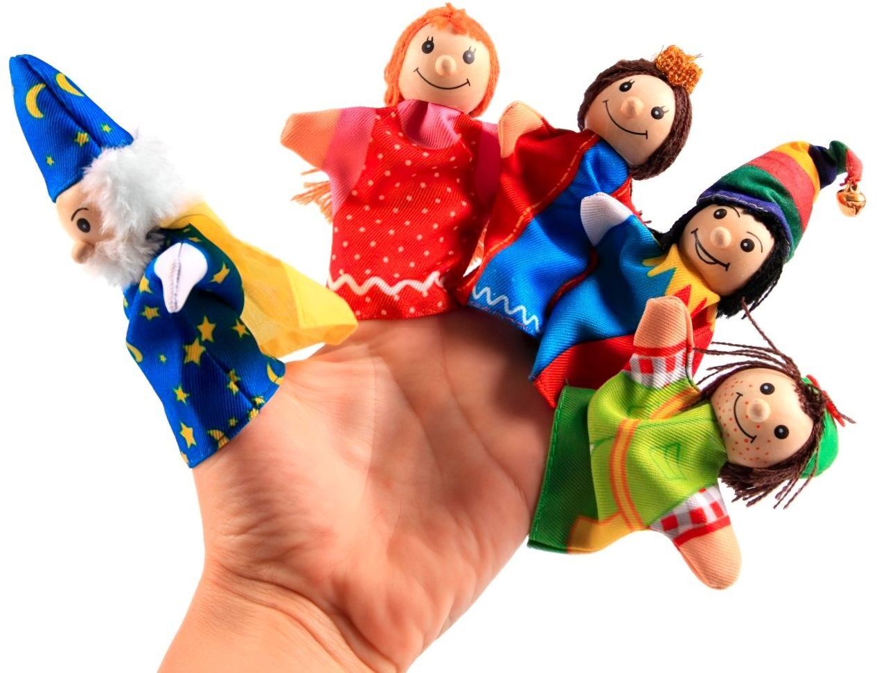 Лялька goki для пальчикового театру Клоун (SO401G-8)фото