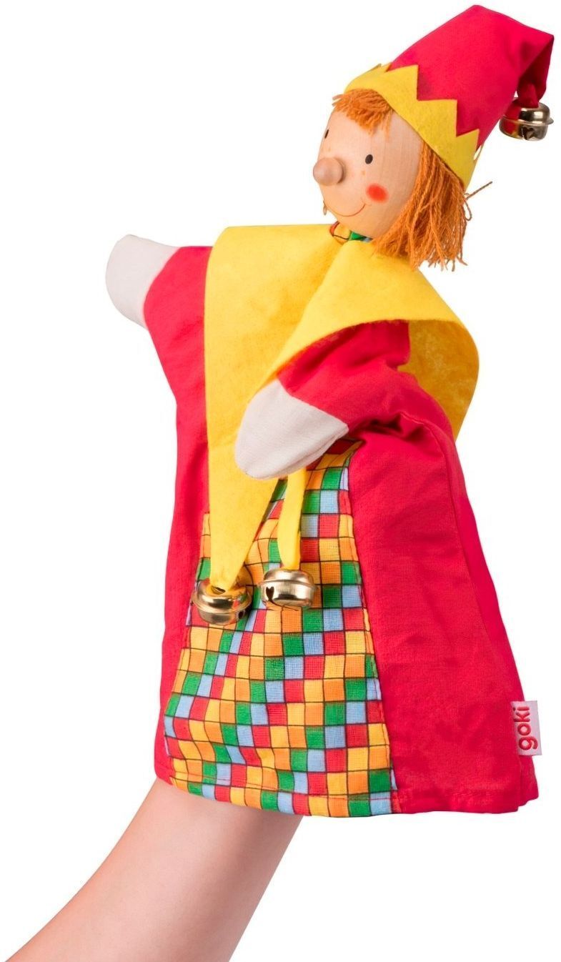 Лялька-рукавичка goki Блазень (51650G)фото2