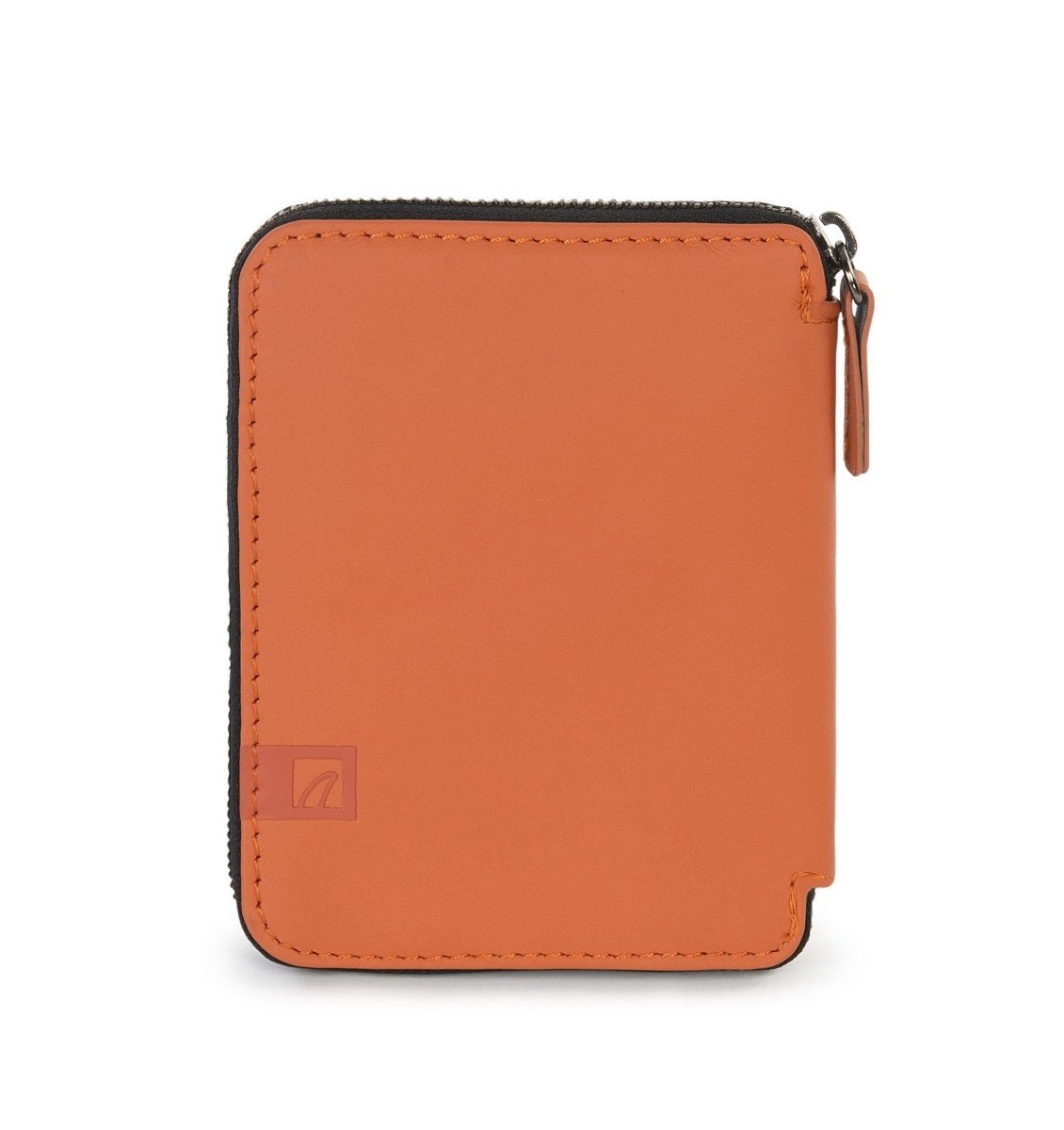 Кошелёк кожаный Tucano Sicuro Premium Wallet (оранжевый) фото 5