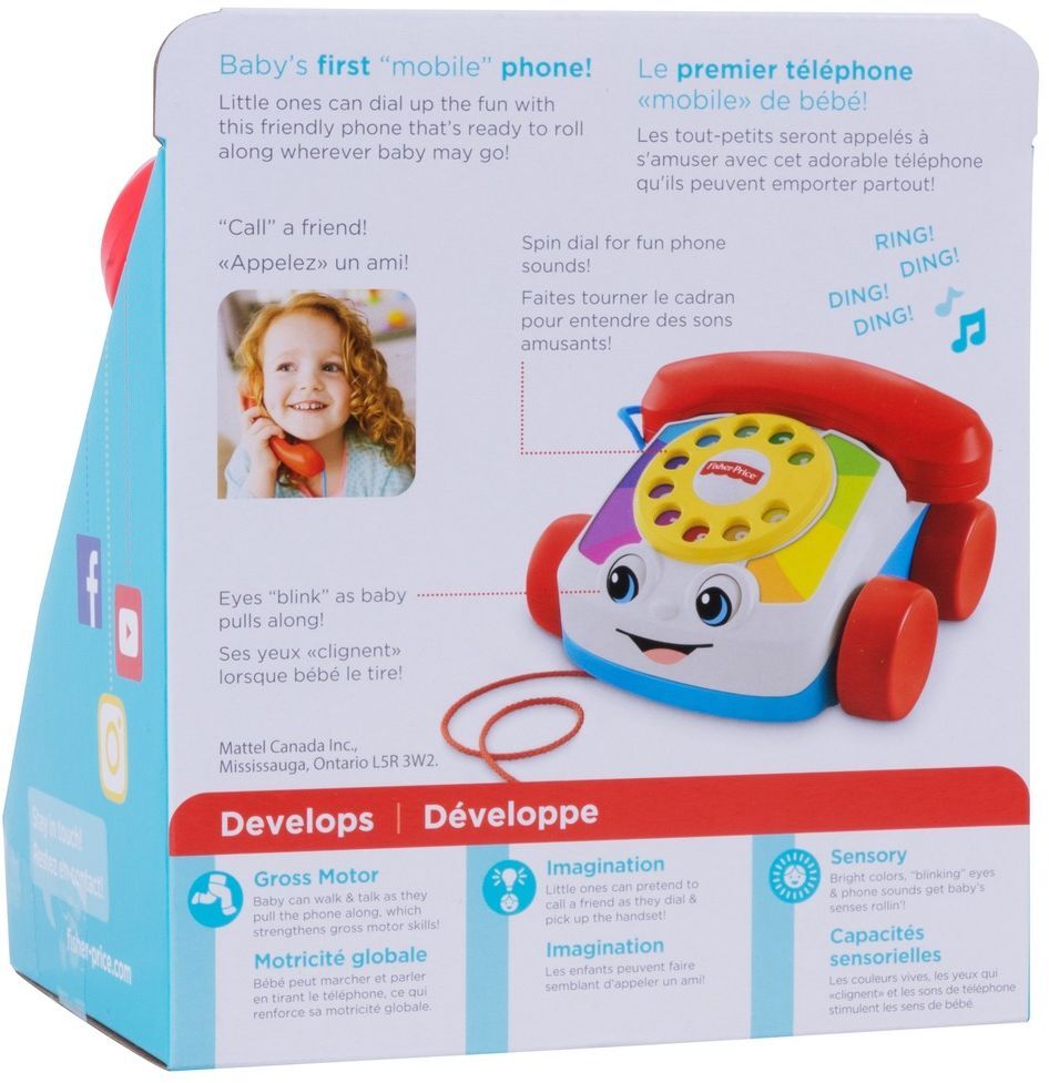 Іграшка-каталка "Веселий телефон" Fisher-Price (FGW66)фото7