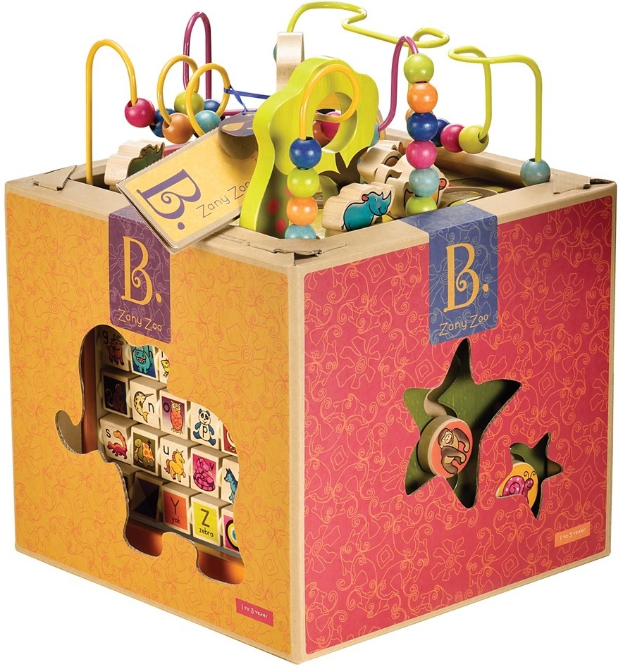 Развивающая деревянная игрушка Battat Зоо-куб (BX1004X) фото 3