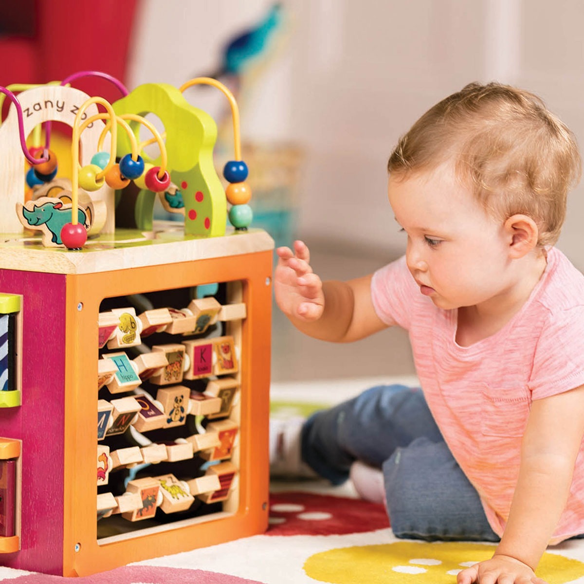 Развивающая деревянная игрушка Battat Зоо-куб (BX1004X) фото 11