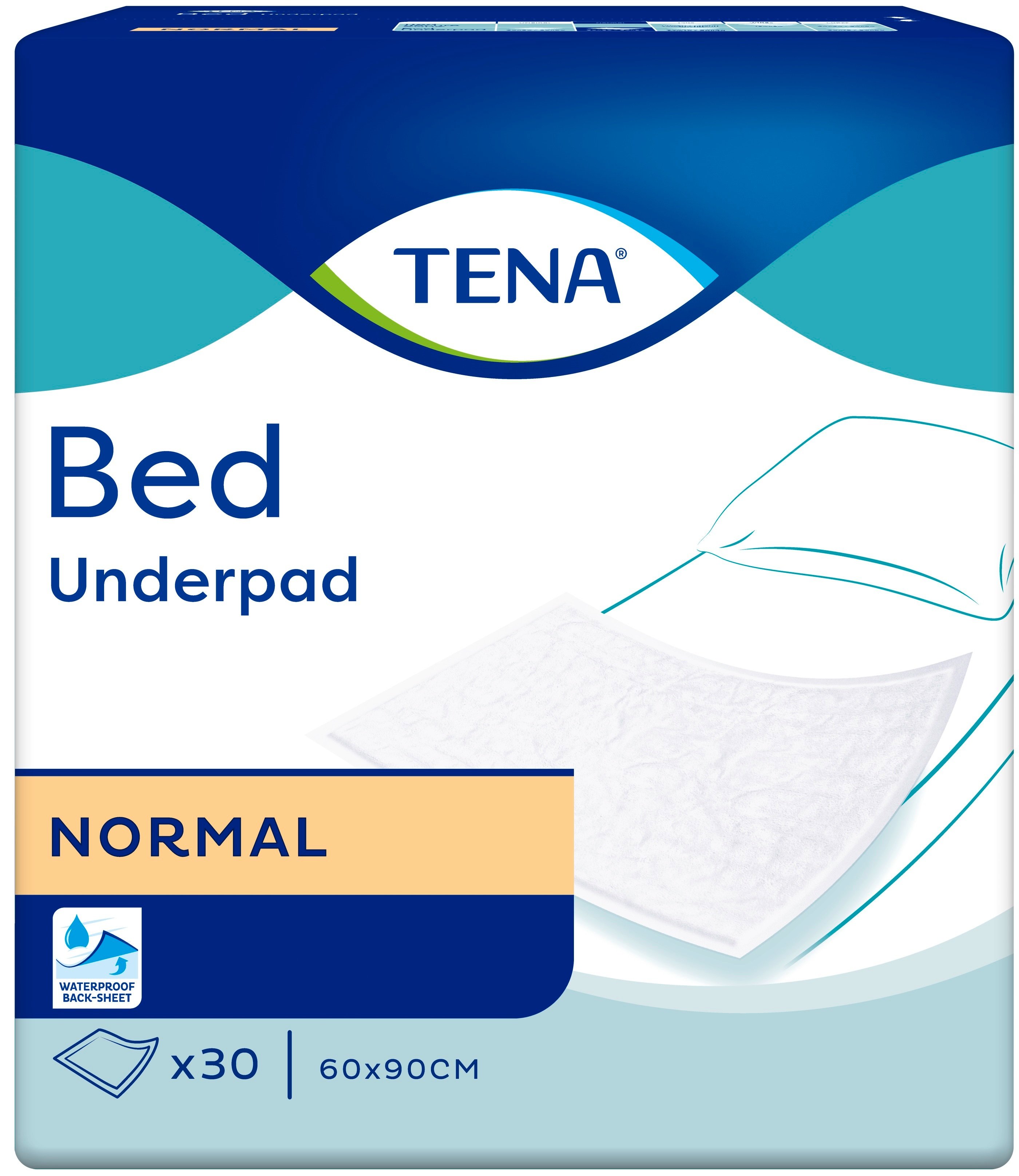 Пеленки мочепоглощающие Tena Bed Normal 60х90 30 шт фото 2