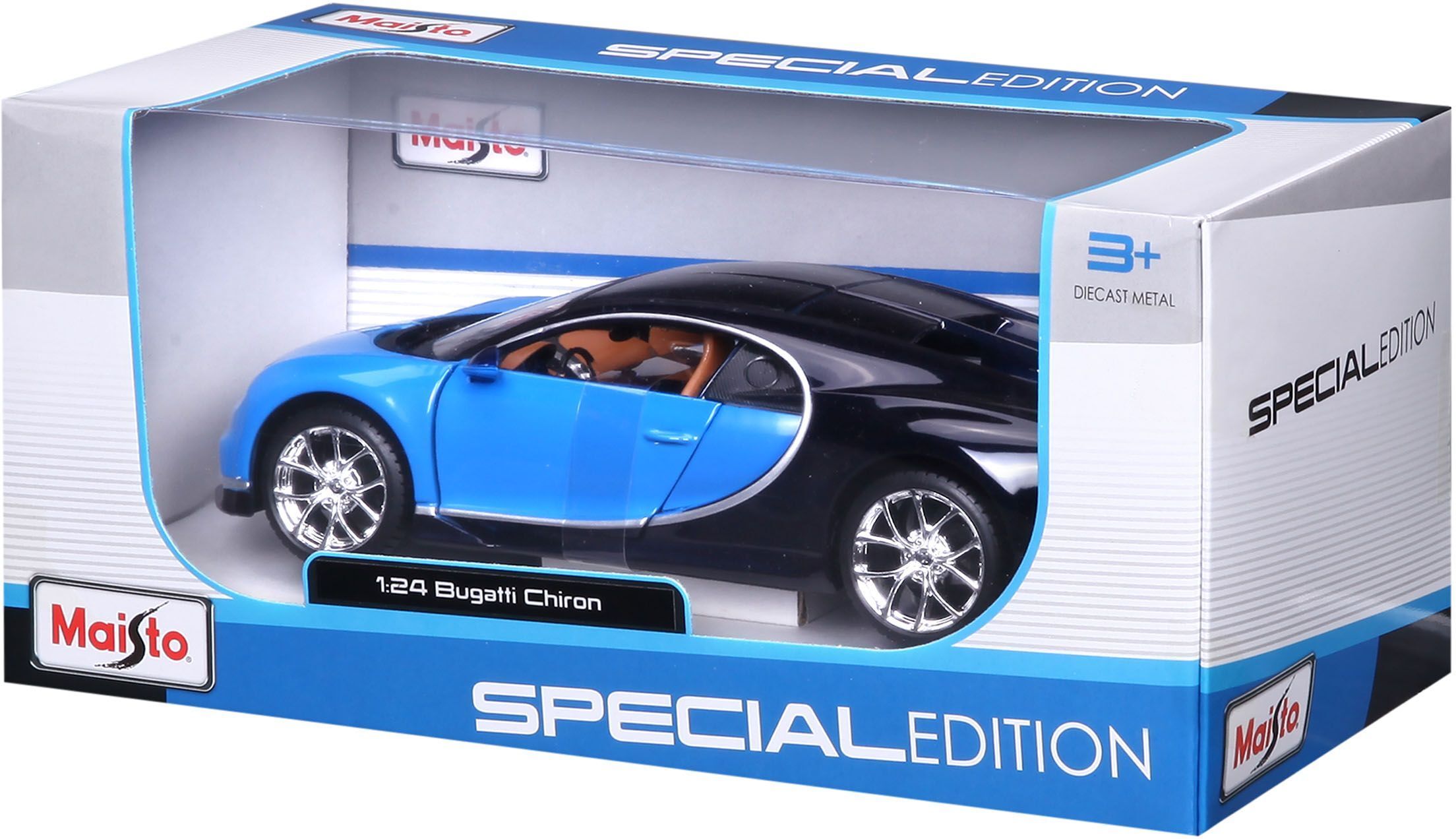 Автомодель MAISTO 1:24 Bugatti Chiron (31514 met. Blue)фото20