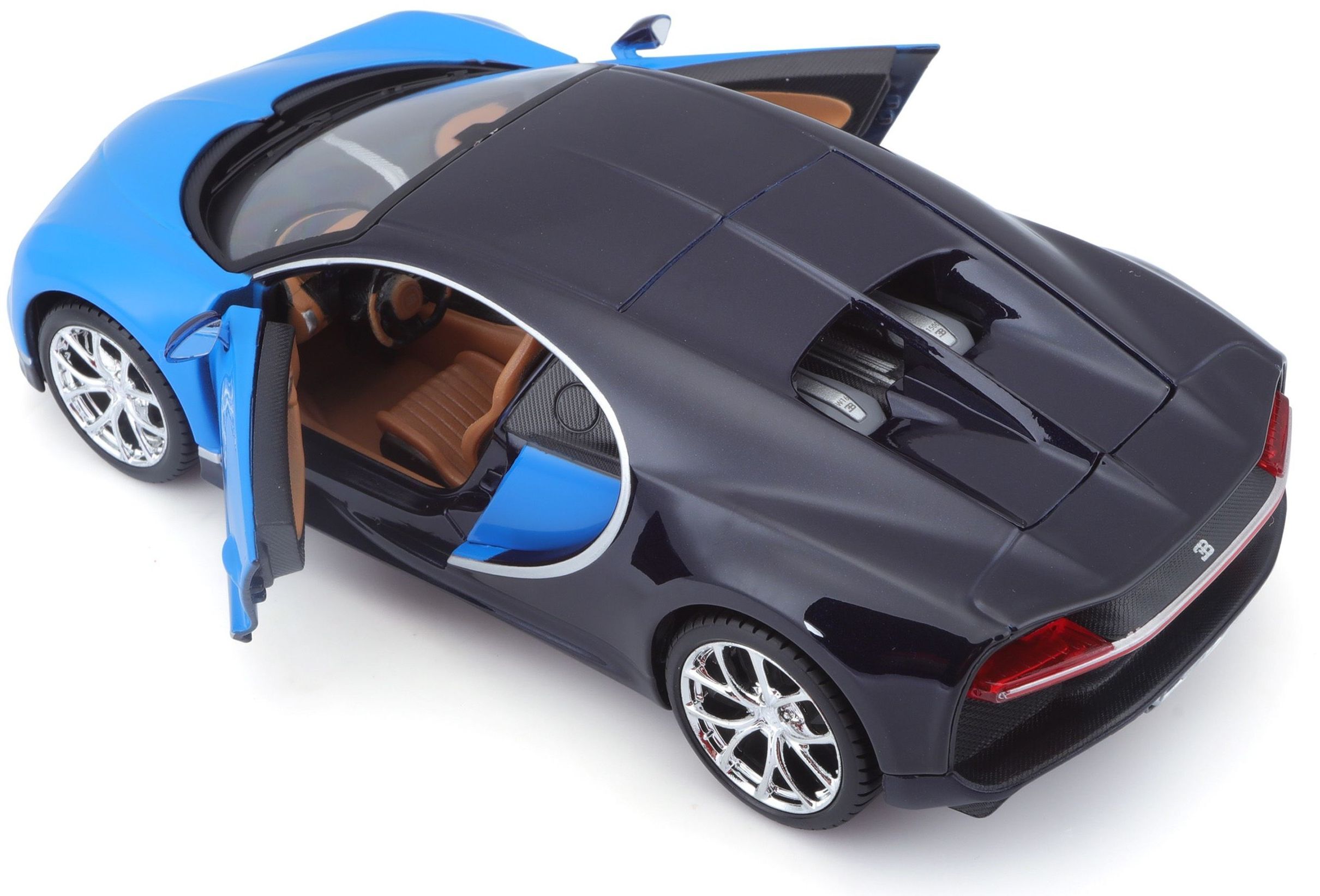 Автомодель MAISTO 1:24 Bugatti Chiron (31514 met. Blue)фото10
